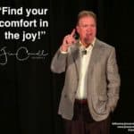 Daily Inspiration: "Find your comfort in the joy!"