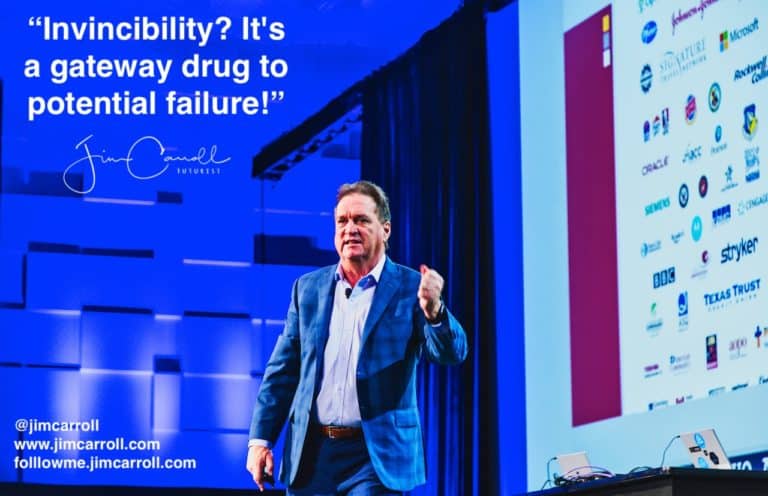 Daily Inspiration: “Invincibility? It’s a gateway drug to potential failure!”