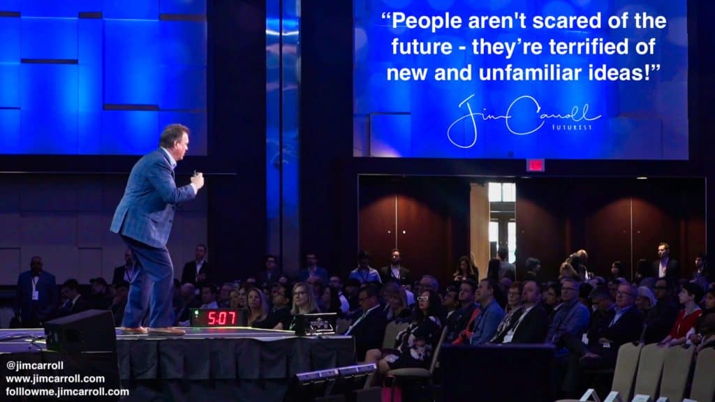 Jim Carroll on stage: Microsoft Canada FutureNow, Toronto