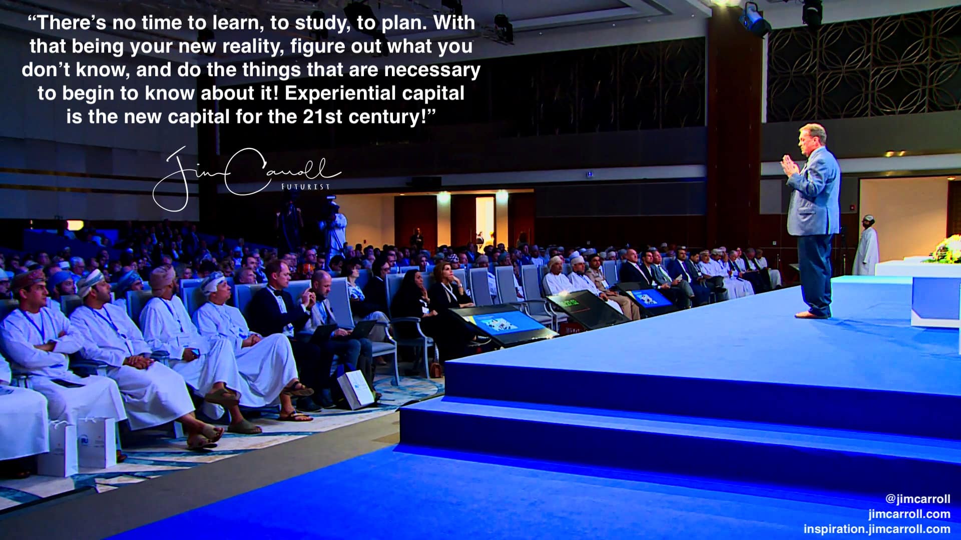 Daily Inspiration: "....Experiential capital is the new capital for the 21st century!”