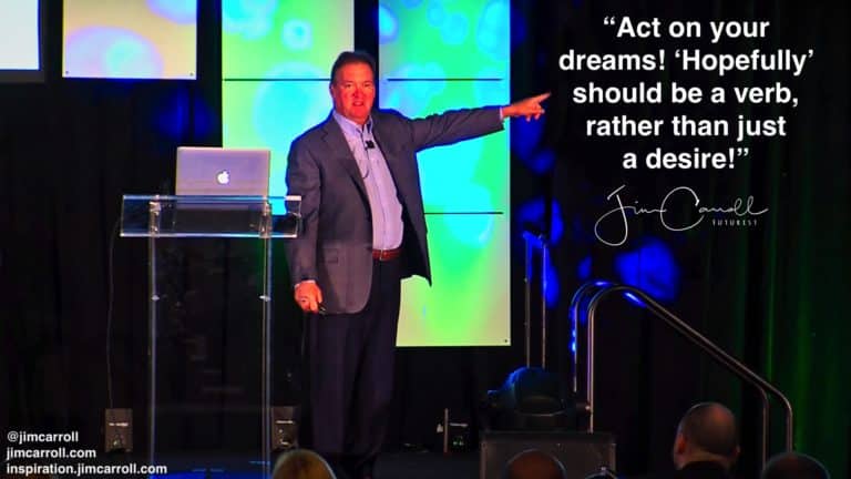 Daily Inspiration: “Act on your dreams! ‘Hopefully’ should be a verb, rather than just  a desire!”