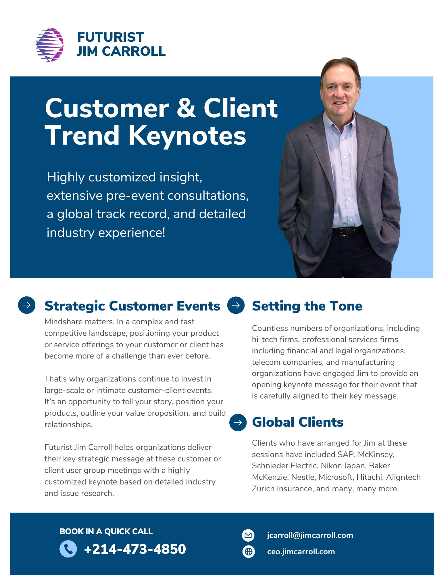 Customer and Client Trend Keynotes