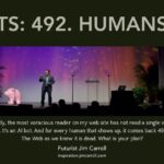 Daily Inspiration: The Massive Web Traffic Collapse - "Bots: 492. Humans: 1." Daily Inspiration: The Massive Web Traffic Collapse - "Bots: 492. Humans: 1."