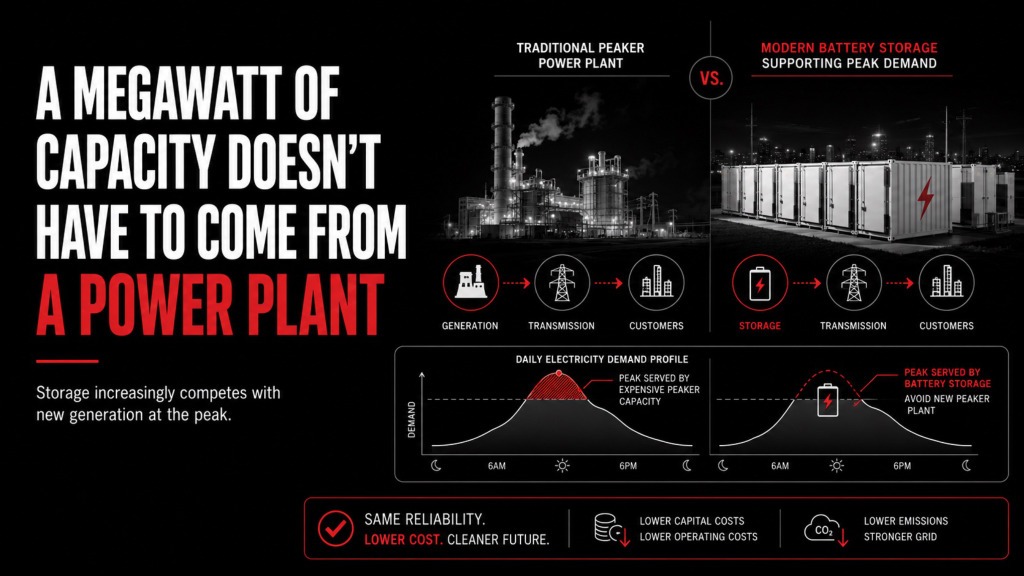 A megawatt of capacity doesn't have to come from a power plant.