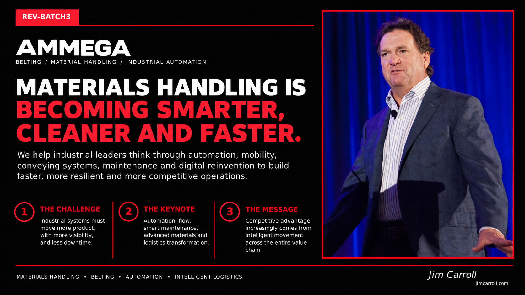 Ammega: Materials Handling Was Becoming Smarter, Cleaner And Faster.
