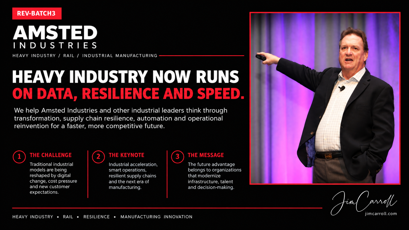 Amsted Industries: Heavy Industry Was Running On Data, Resilience And Speed.
