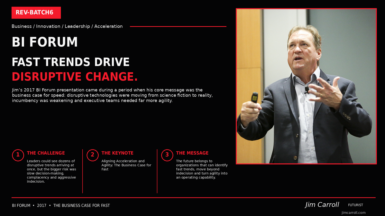 BI Forum: Fast Trends Drove Disruptive Change.