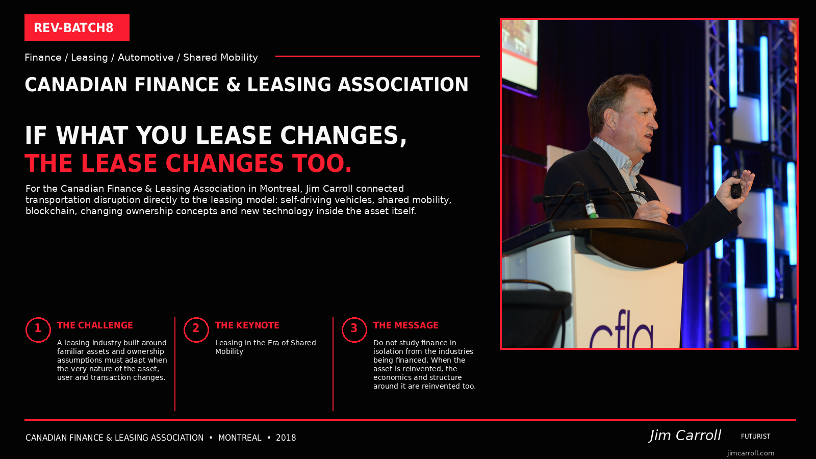 Canadian Finance & Leasing Association: If What You Lease Changes, The Lease Changes Too.