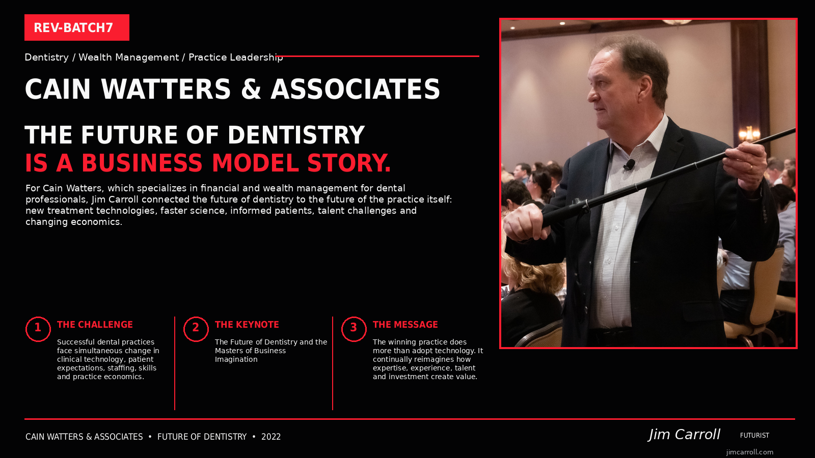 Cain Watters & Associates: The Future Of Dentistry Was A Business Model Story.