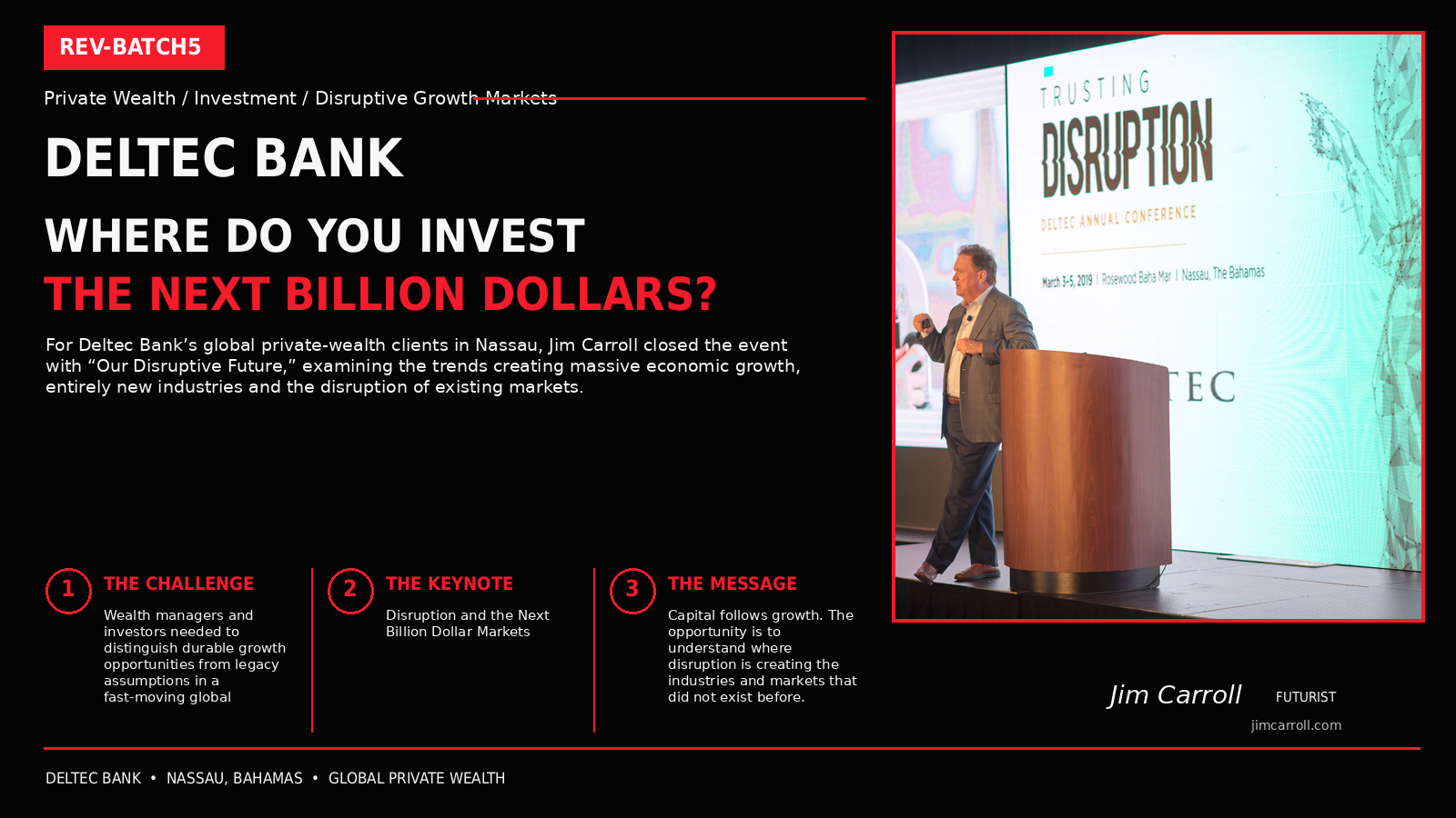 Deltec Bank: Where Do You Invest The Next Billion Dollars?