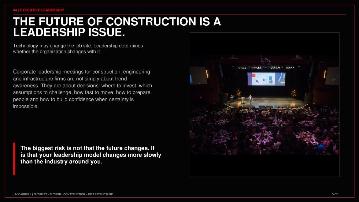 From the Construction & Infrastructure: The Job Site Just Got a Brain keynote guide