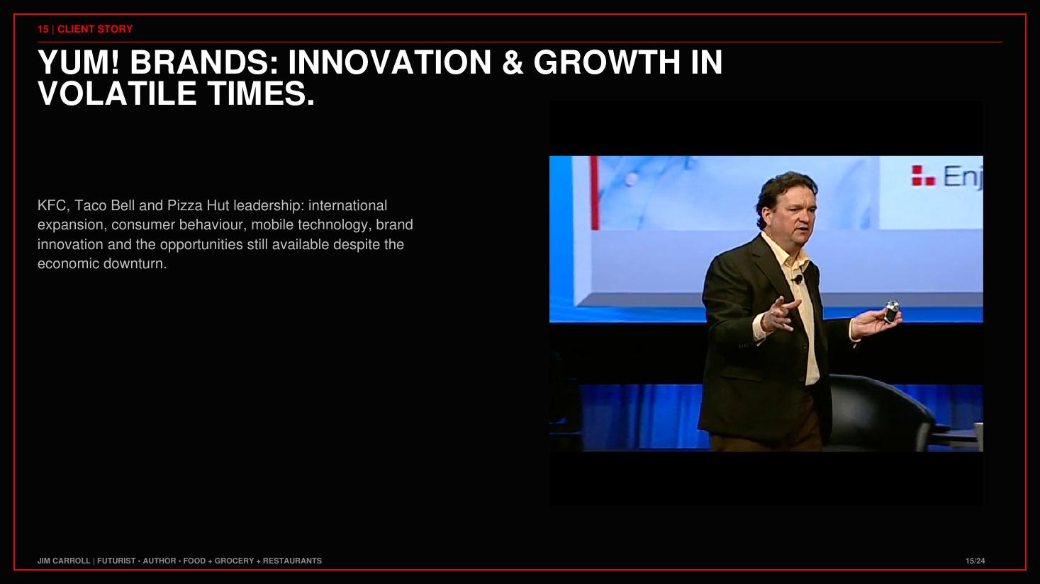 From the Food, Grocery & Restaurant: Food Is Fashion Now keynote guide