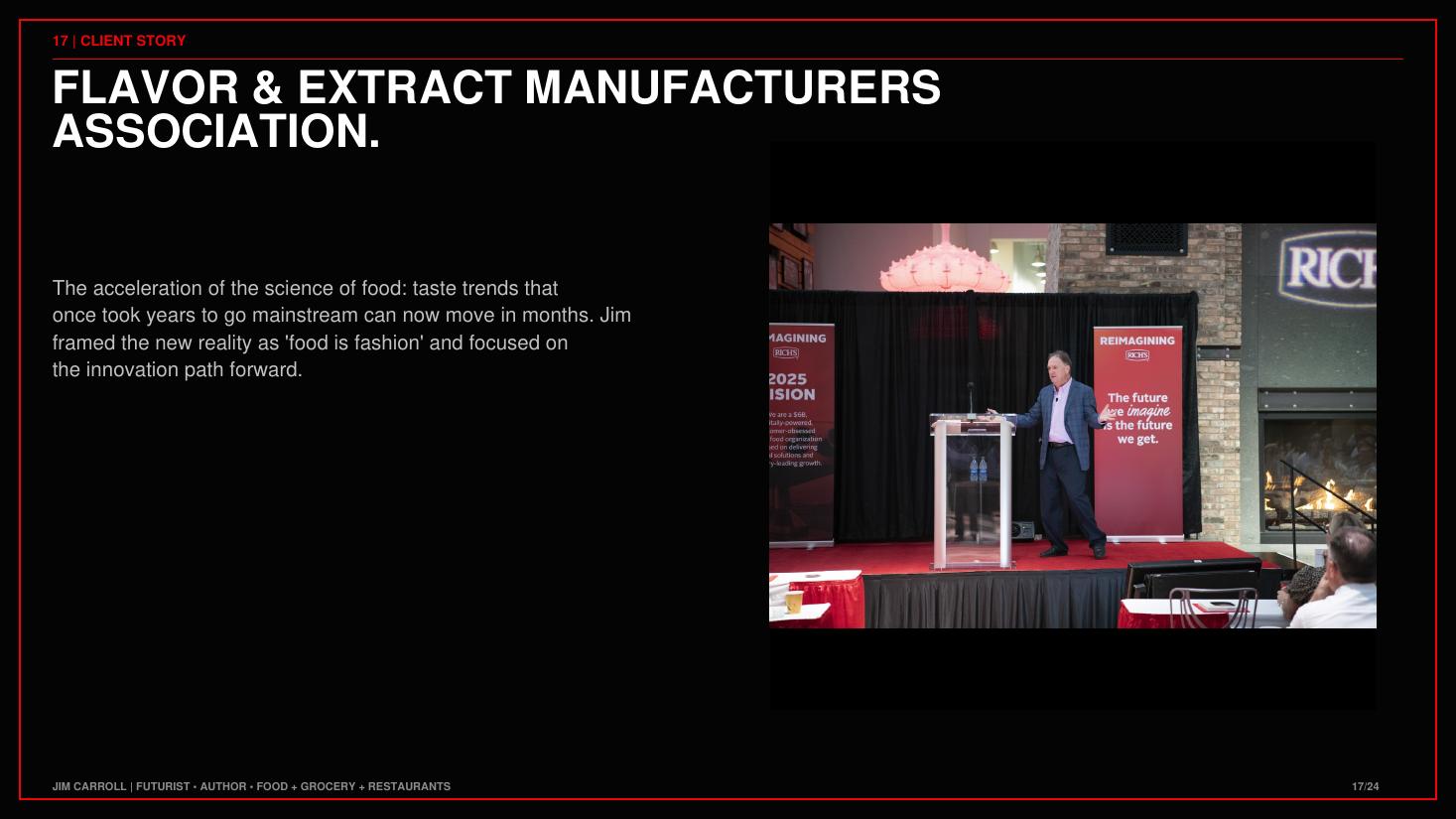 From the Food, Grocery & Restaurant: Food Is Fashion Now keynote guide