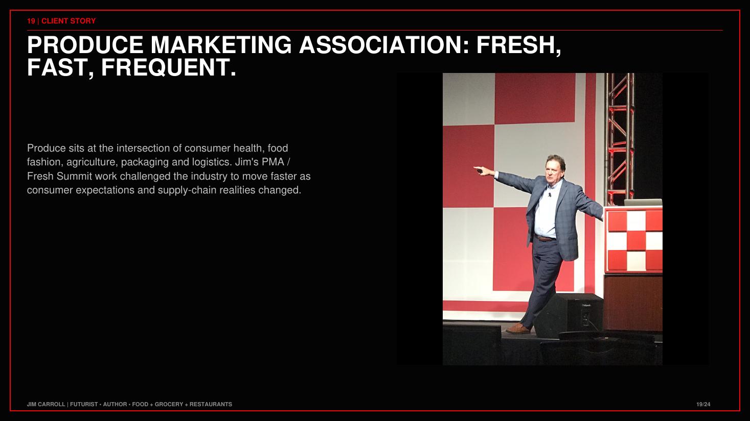 From the Food, Grocery & Restaurant: Food Is Fashion Now keynote guide