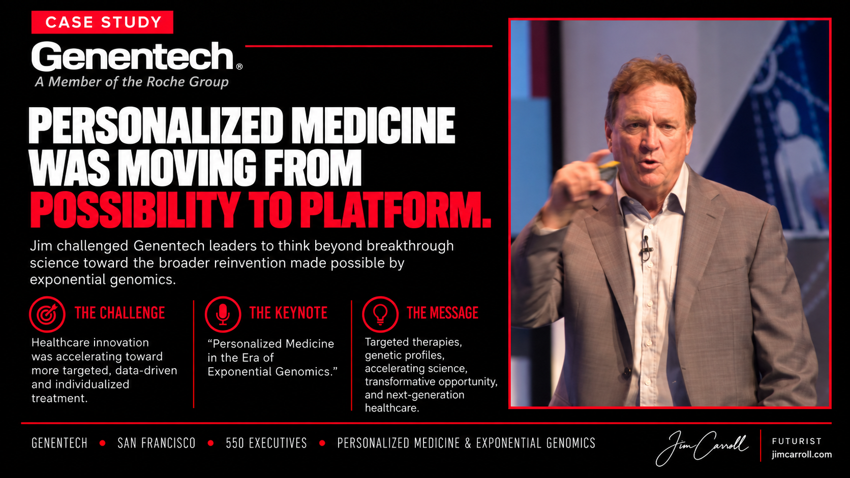 Genentech: Personalized Medicine Was Moving From Possibility To Platform