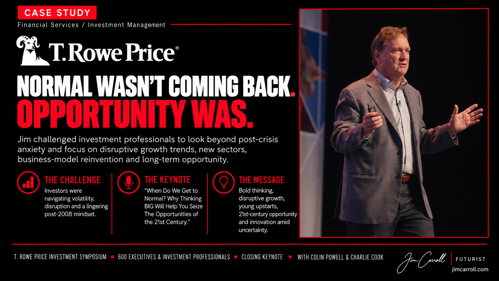 T. Rowe Price: Normal Wasn't Coming Back. Opportunity Was