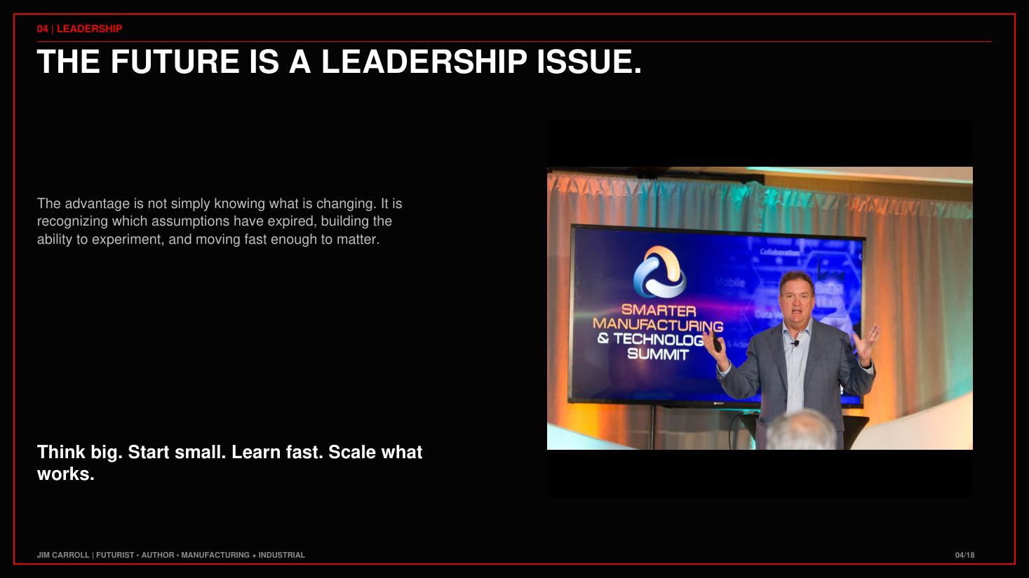 From the Manufacturing & Industrial: The Factory Learned to Think keynote guide