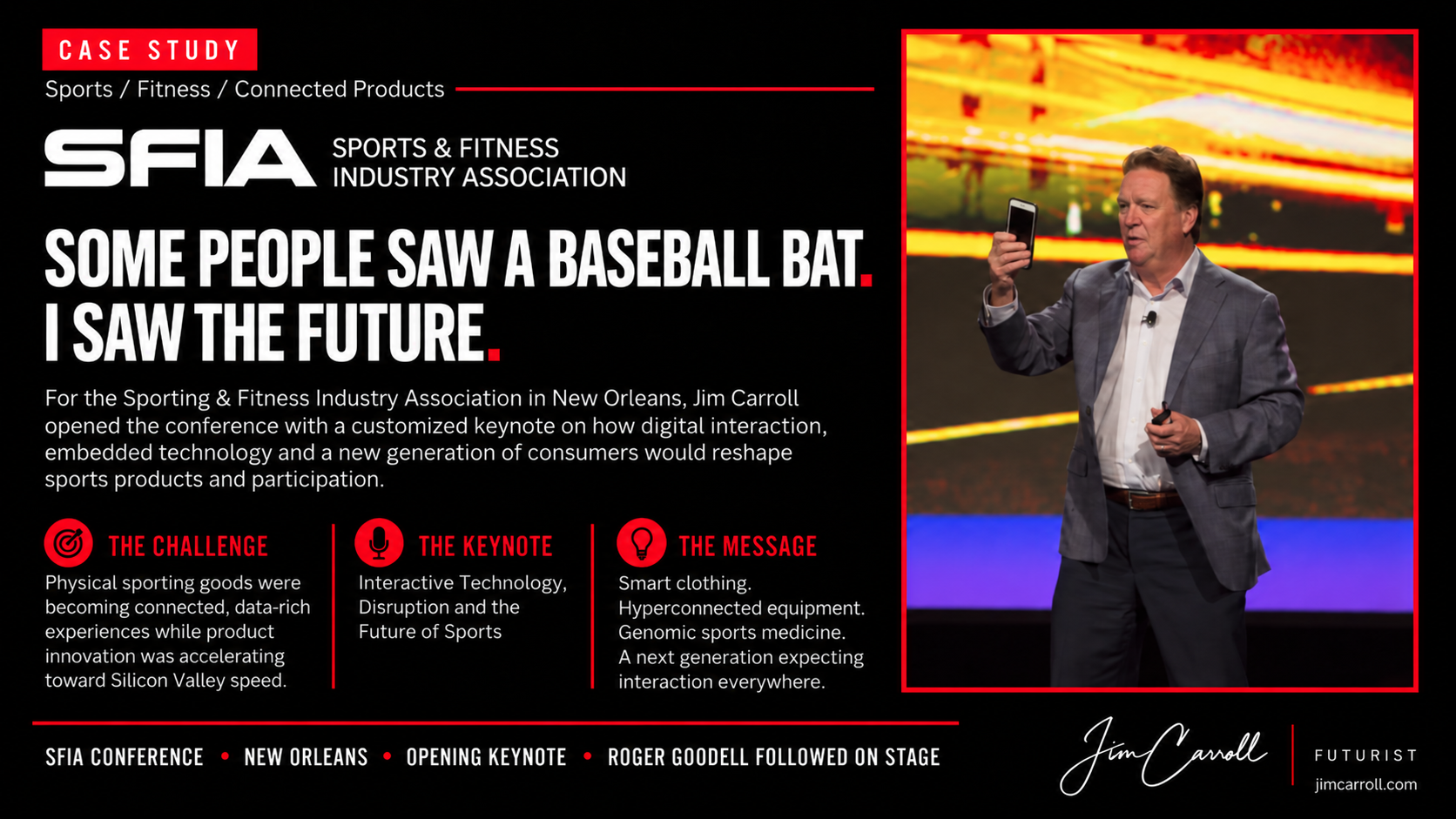 SFIA: Some People Saw A Baseball Bat. I Saw The Future