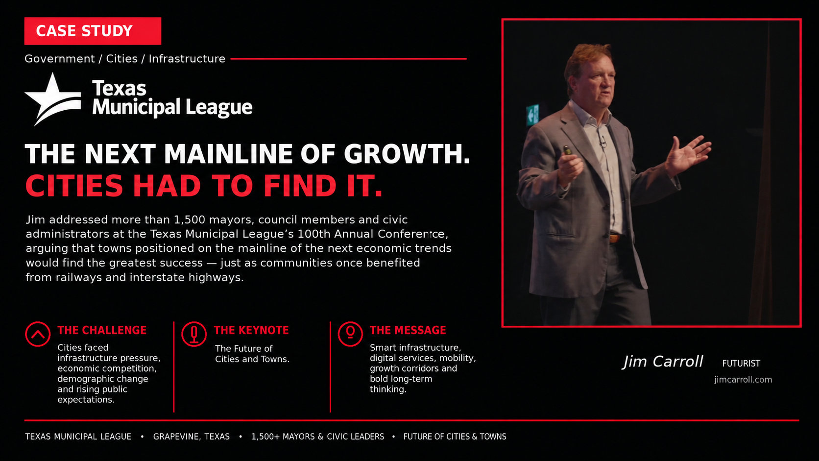 Texas Municipal League: The Next Mainline Of Growth. Cities Had To Find It