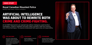 Jim Carroll keynote for the Royal Canadian Mounted Police