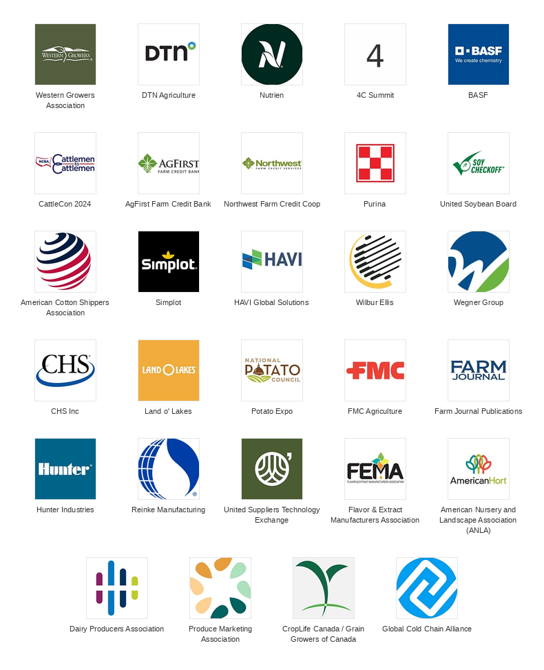 Agriculture & Food client logos