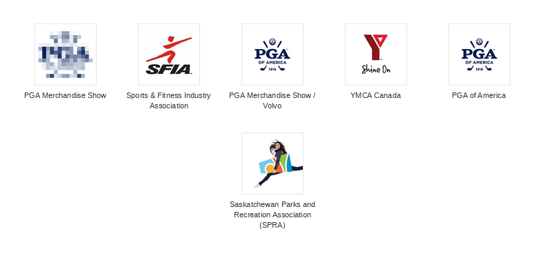 Golf, Sports & Recreation client logos