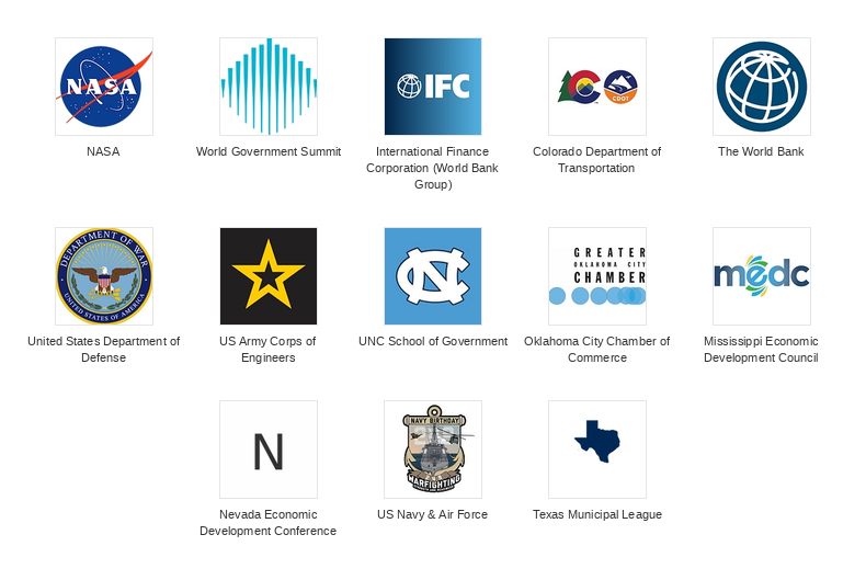 Government & Institutions client logos